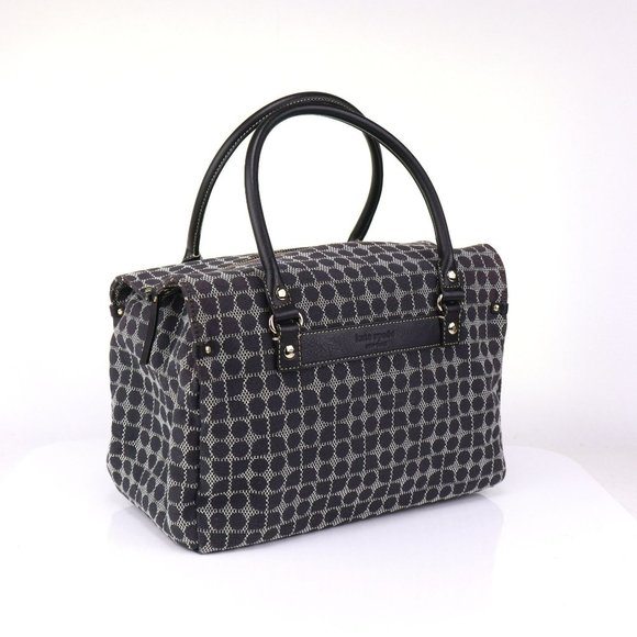 kate spade Handbags - NWT Kate Spade NOEL SIGNATURE Boxy Satchel Bag Tote Charcoal